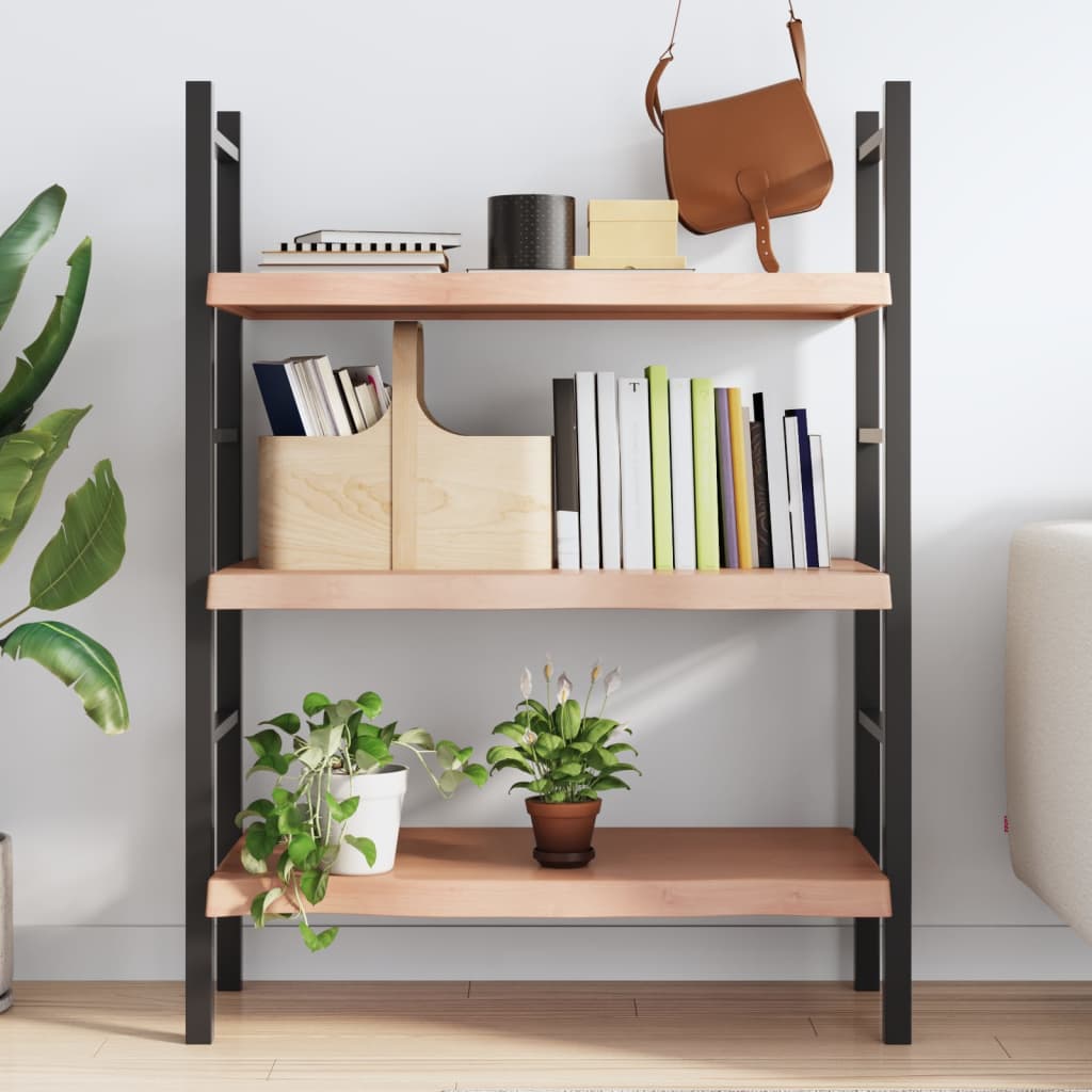 Wall Shelf 40x40x(2-6) Treated Solid Wood Oak Light Brown 80 cm
