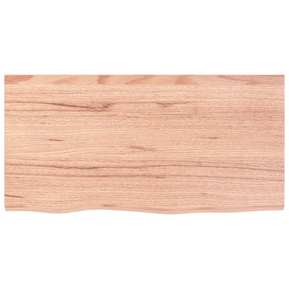 Wall Shelf 40x40x(2-6) Treated Solid Wood Oak Light Brown 80 cm
