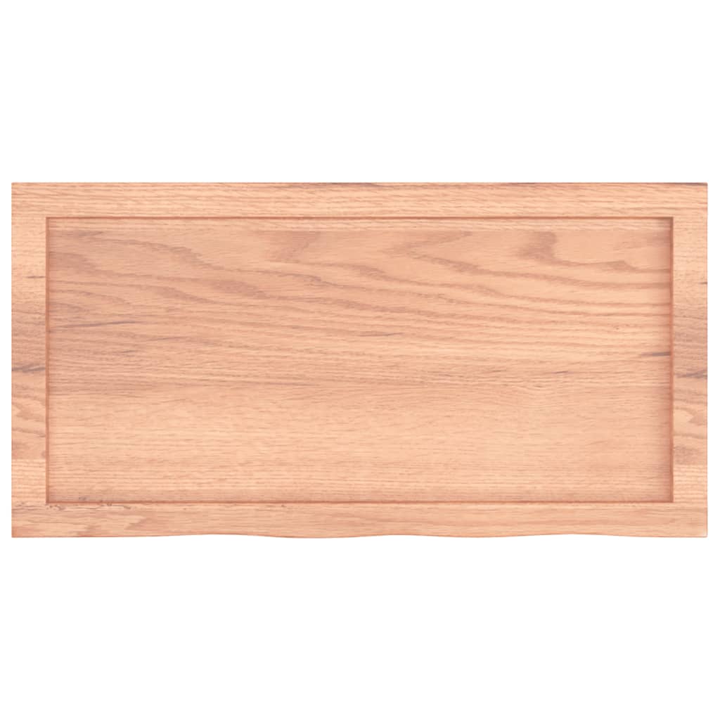 Wall Shelf 40x40x(2-6) Treated Solid Wood Oak Light Brown 80 cm