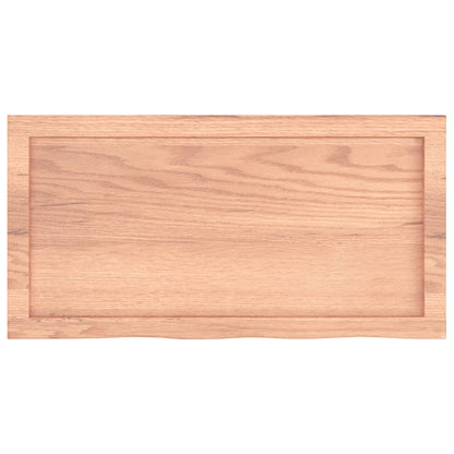 Wall Shelf 40x40x(2-6) Treated Solid Wood Oak Light Brown 80 cm