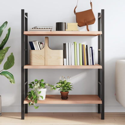 Wall Shelf 40x50x(2-4) Treated Solid Wood Oak Light Brown 80 cm