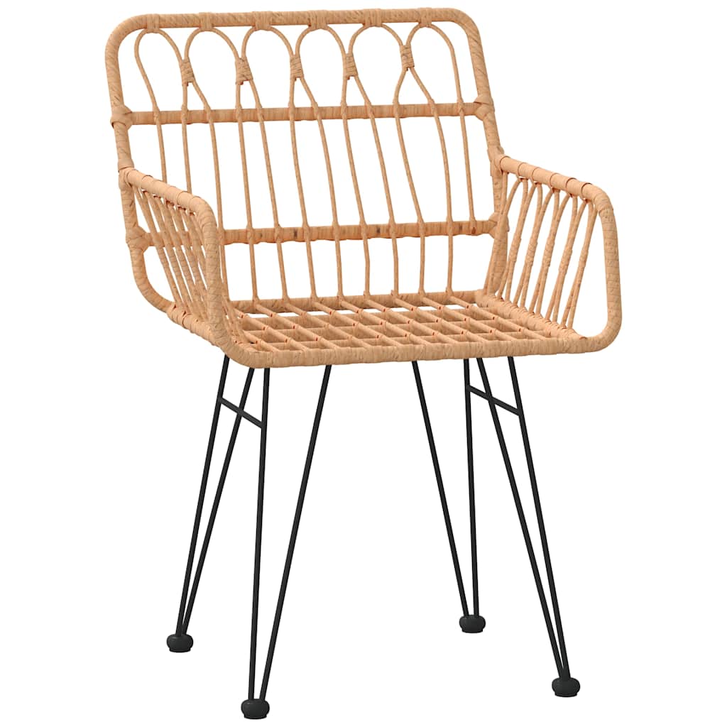 vidaXL 5 Piece Garden Dining Set Poly Rattan 5
