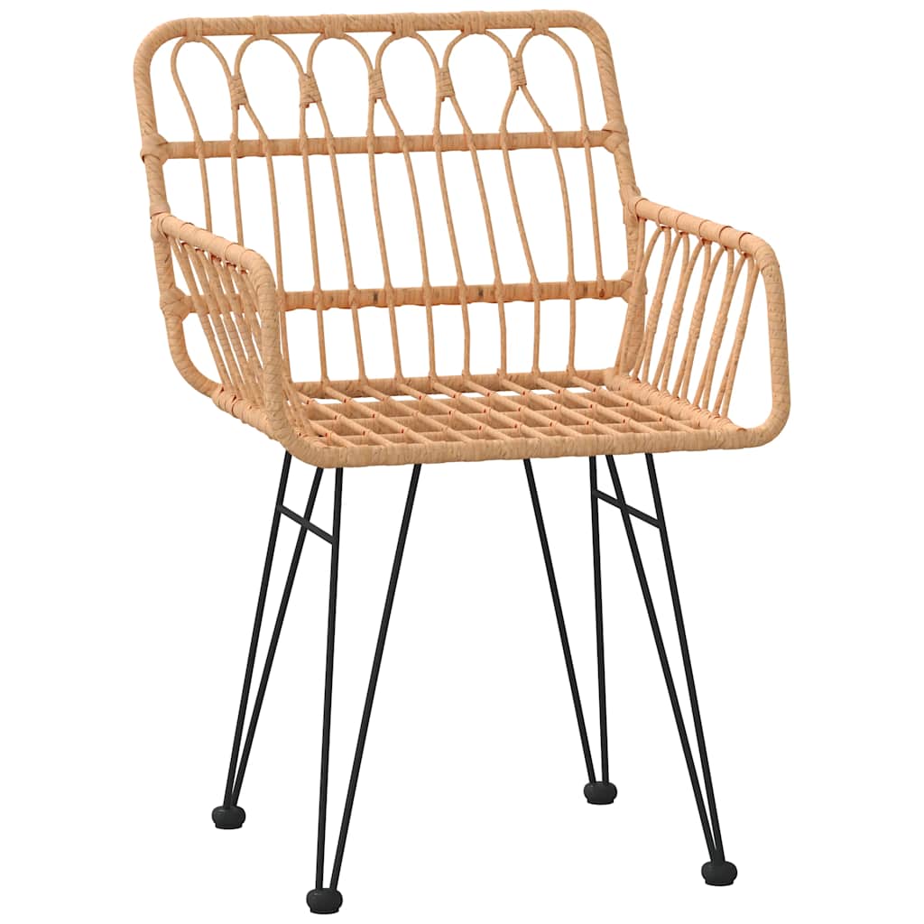 vidaXL 5 Piece Garden Dining Set Poly Rattan 5