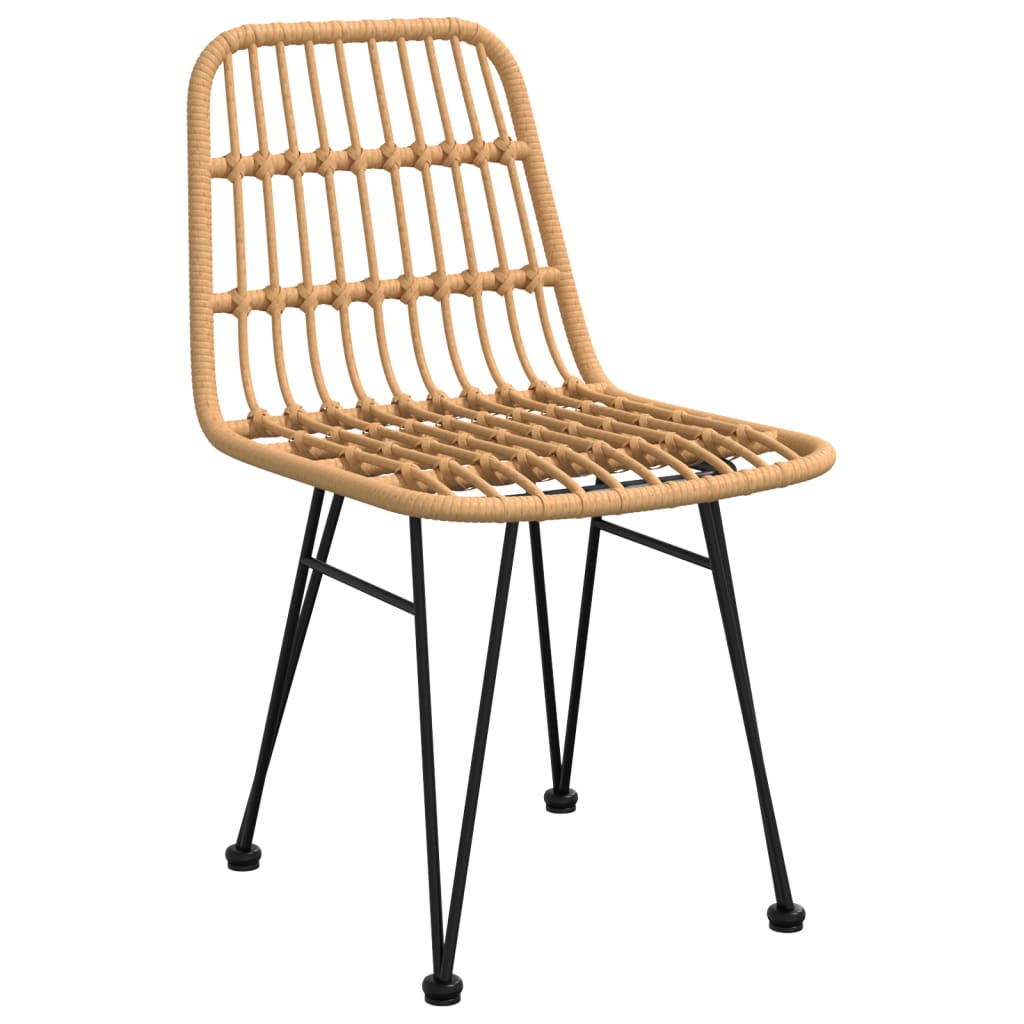 vidaXL 5 Piece Garden Dining Set Poly Rattan 5