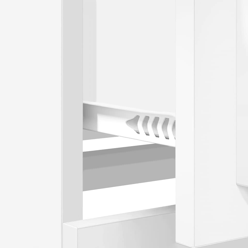 vidaXL Sideboards 3 pcs White Engineered Wood 6