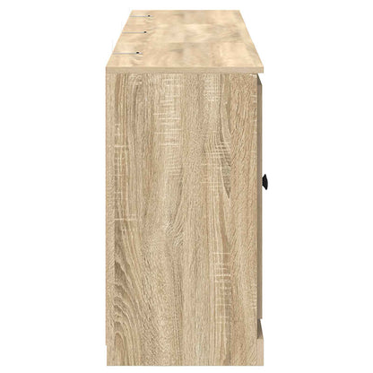 Sideboards 3 pcs Engineered Wood Sonoma oak