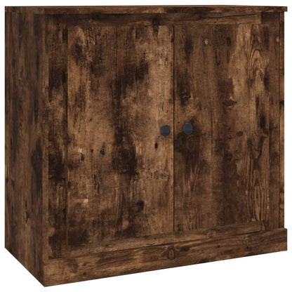 vidaXL Sideboards 3 pcs Smoked Oak Engineered Wood 5
