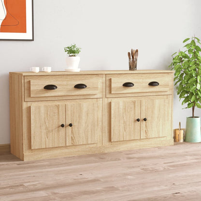 Sideboards 2 pcs Engineered Wood Sonoma oak