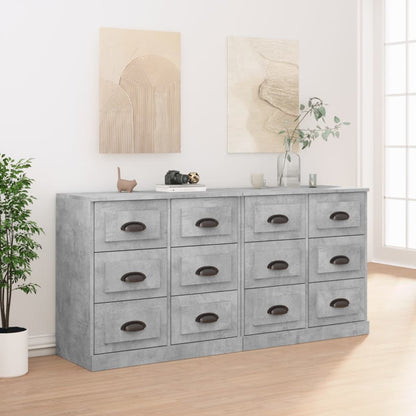 vidaXL Sideboards 2 pcs Engineered Wood