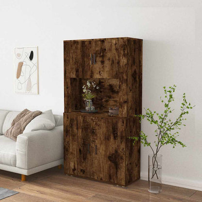 Highboard Engineered Wood Smoked oak