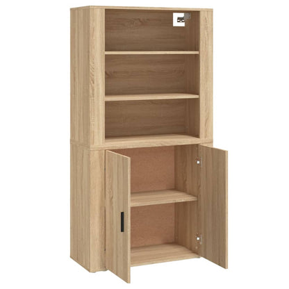 Highboard Engineered Wood Sonoma oak