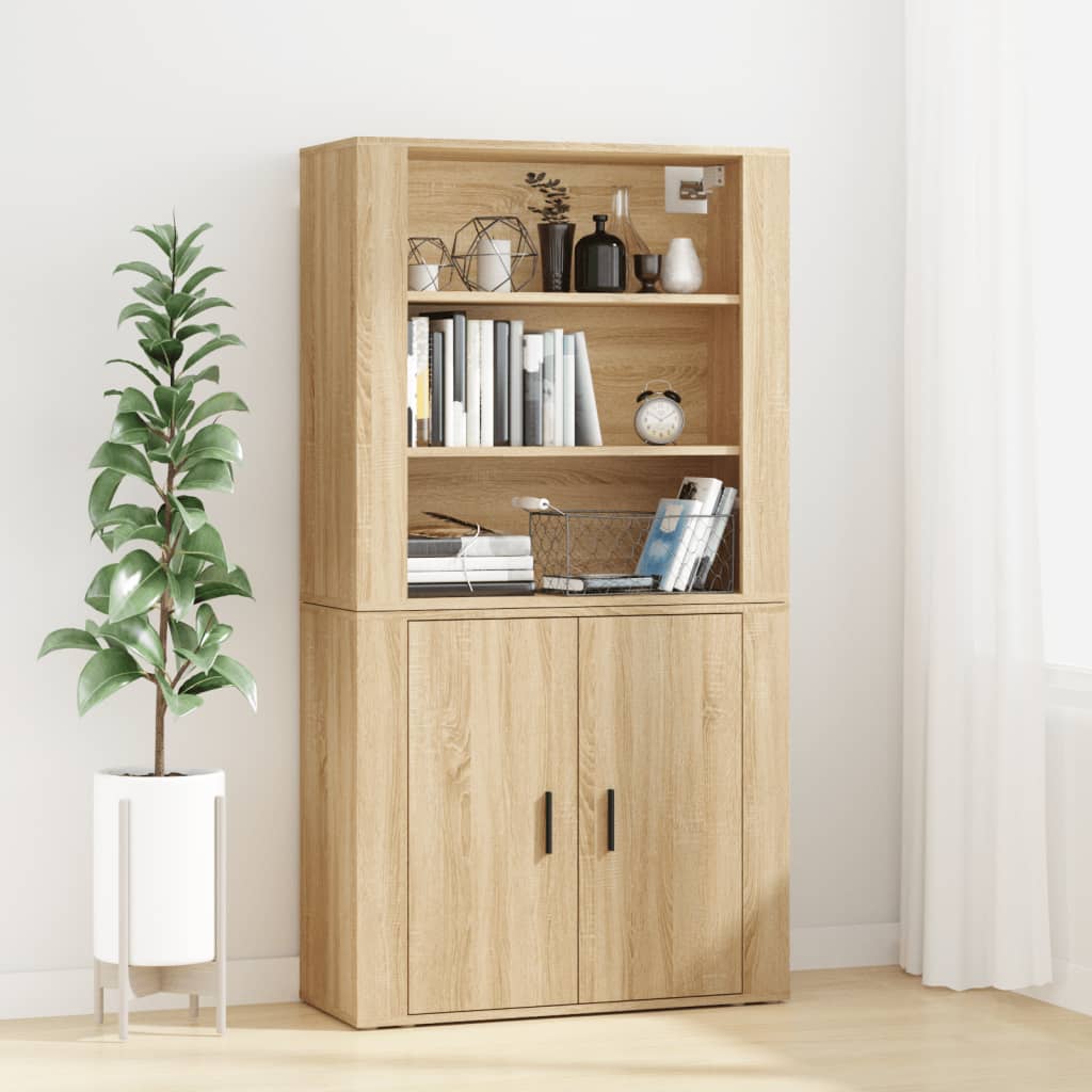 Highboard Engineered Wood Sonoma oak