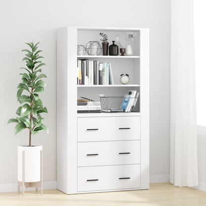 vidaXL Highboard White Engineered Wood 1