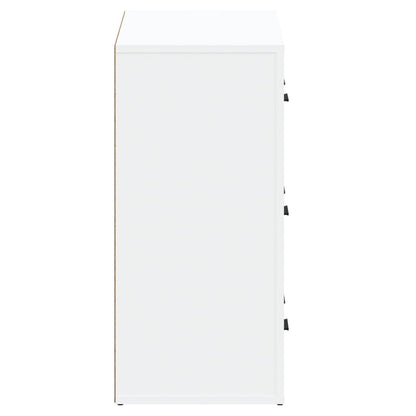 vidaXL Sideboards 2 pcs White Engineered Wood 5