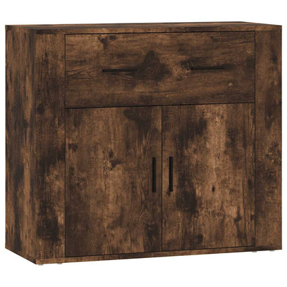 vidaXL Sideboards 3 pcs Smoked Oak Engineered Wood 5