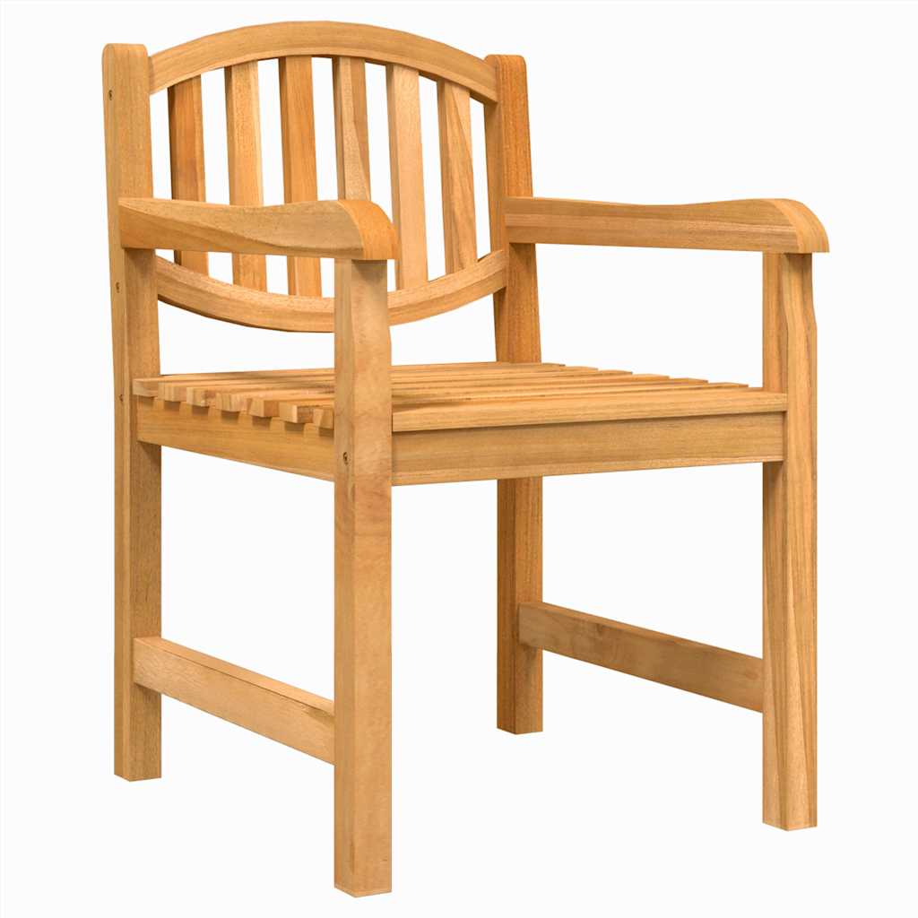 vidaXL Garden Chairs 2 pcs 58x59x88 cm Solid Wood Teak 3