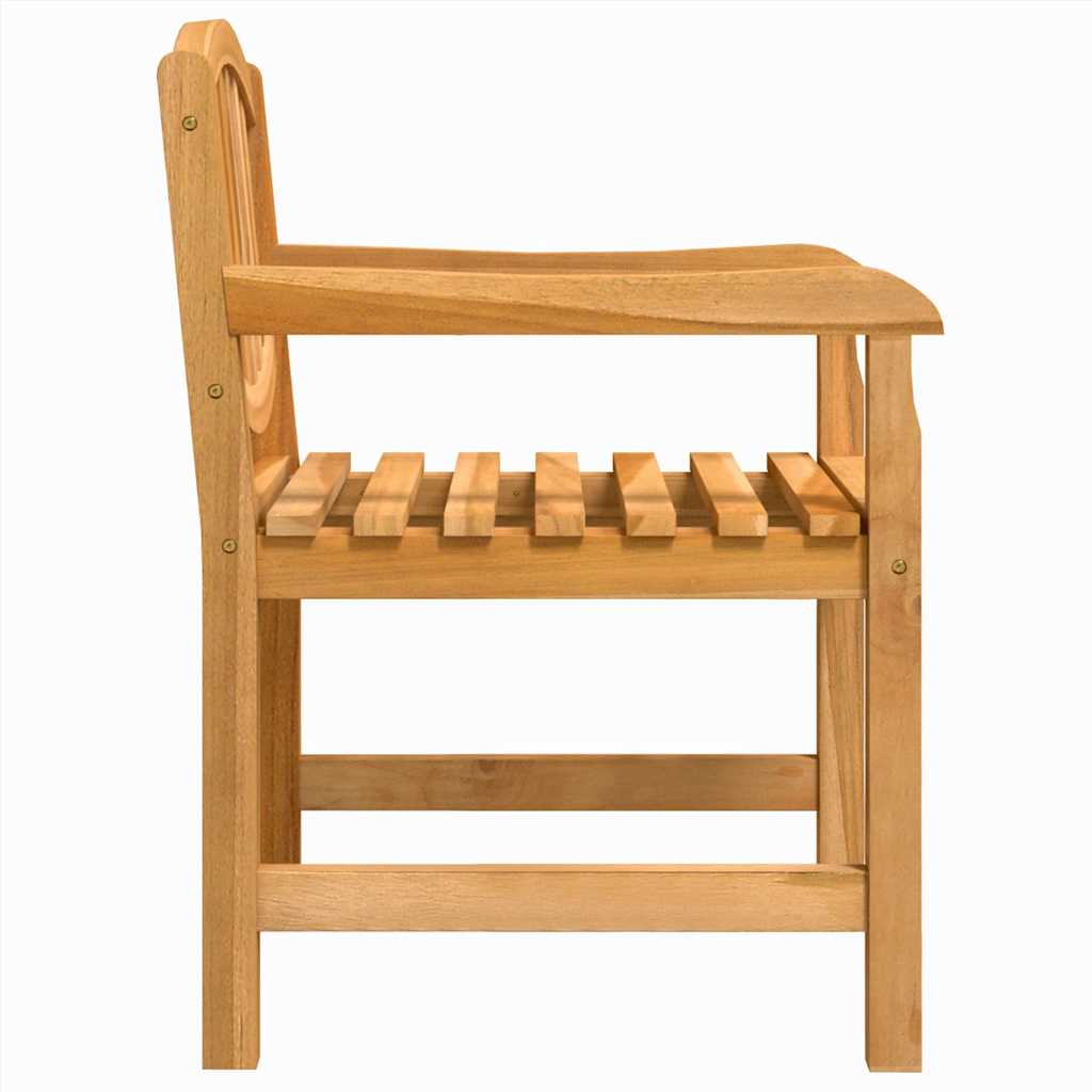 vidaXL Garden Chairs 2 pcs 58x59x88 cm Solid Wood Teak 5