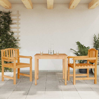 vidaXL Garden Chairs 2 pcs 58x59x88 cm Solid Wood Teak 1