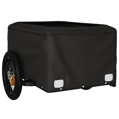 Bike Trailer Black and 30 kg Iron Height 44 cm Red