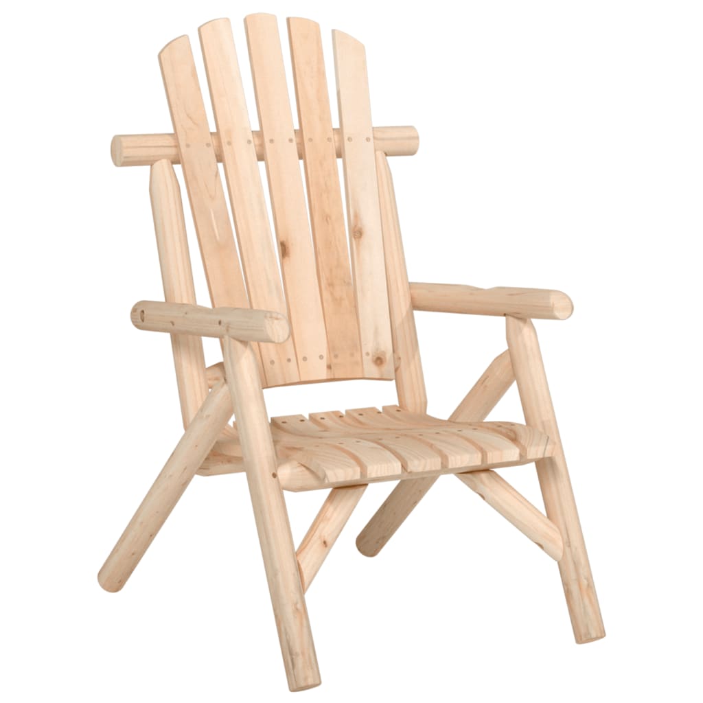 vidaXL 3 Piece Garden Lounge Set Solid Wood Spruce 2