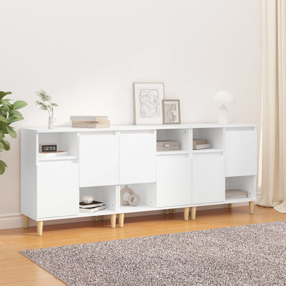 vidaXL Sideboards 3 pcs White 60x35x70 cm Engineered Wood 1