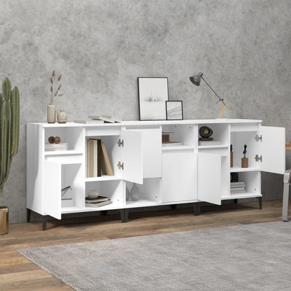 vidaXL Sideboards 3 pcs White 60x35x70 cm Engineered Wood 3