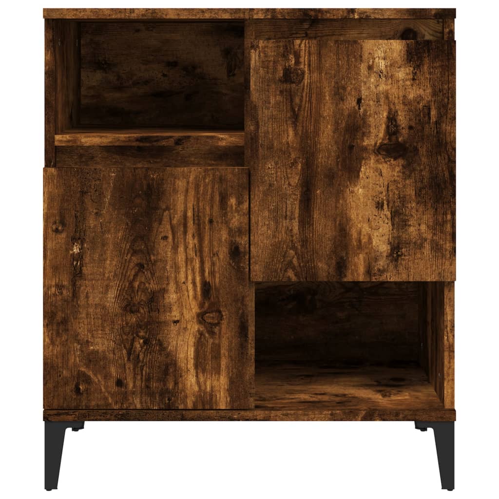 vidaXL Sideboards 3 pcs Smoked Oak 60x35x70 cm Engineered Wood 6