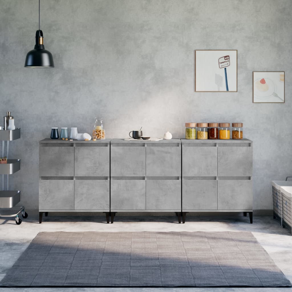 vidaXL Sideboards 60x35x70 cm Engineered Wood 3