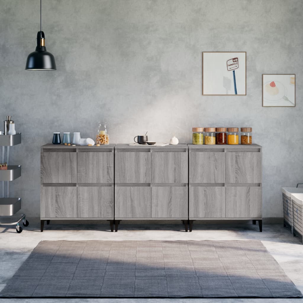 vidaXL Sideboards 60x35x70 cm Engineered Wood 3
