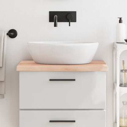 Bathroom Countertop 40x60x(2-4) Untreated Solid Wood Natural 60 cm