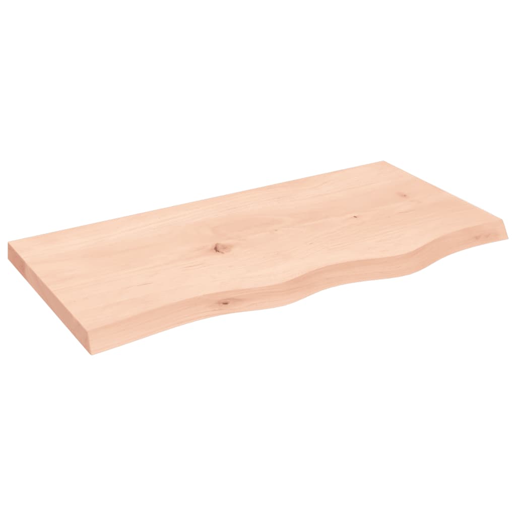 Bathroom Countertop 40x40x(2-4) Untreated Solid Wood Natural 80 cm