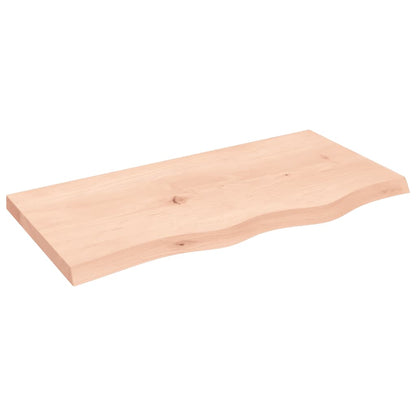 Bathroom Countertop 40x40x(2-4) Untreated Solid Wood Natural 80 cm