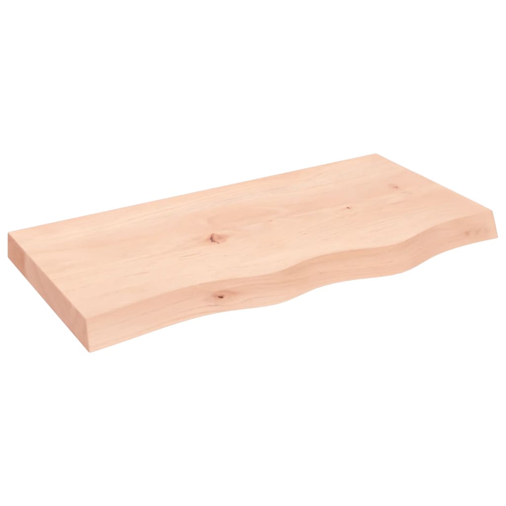 Bathroom Countertop 40x40x(2-6) Untreated Solid Wood Natural 80 cm