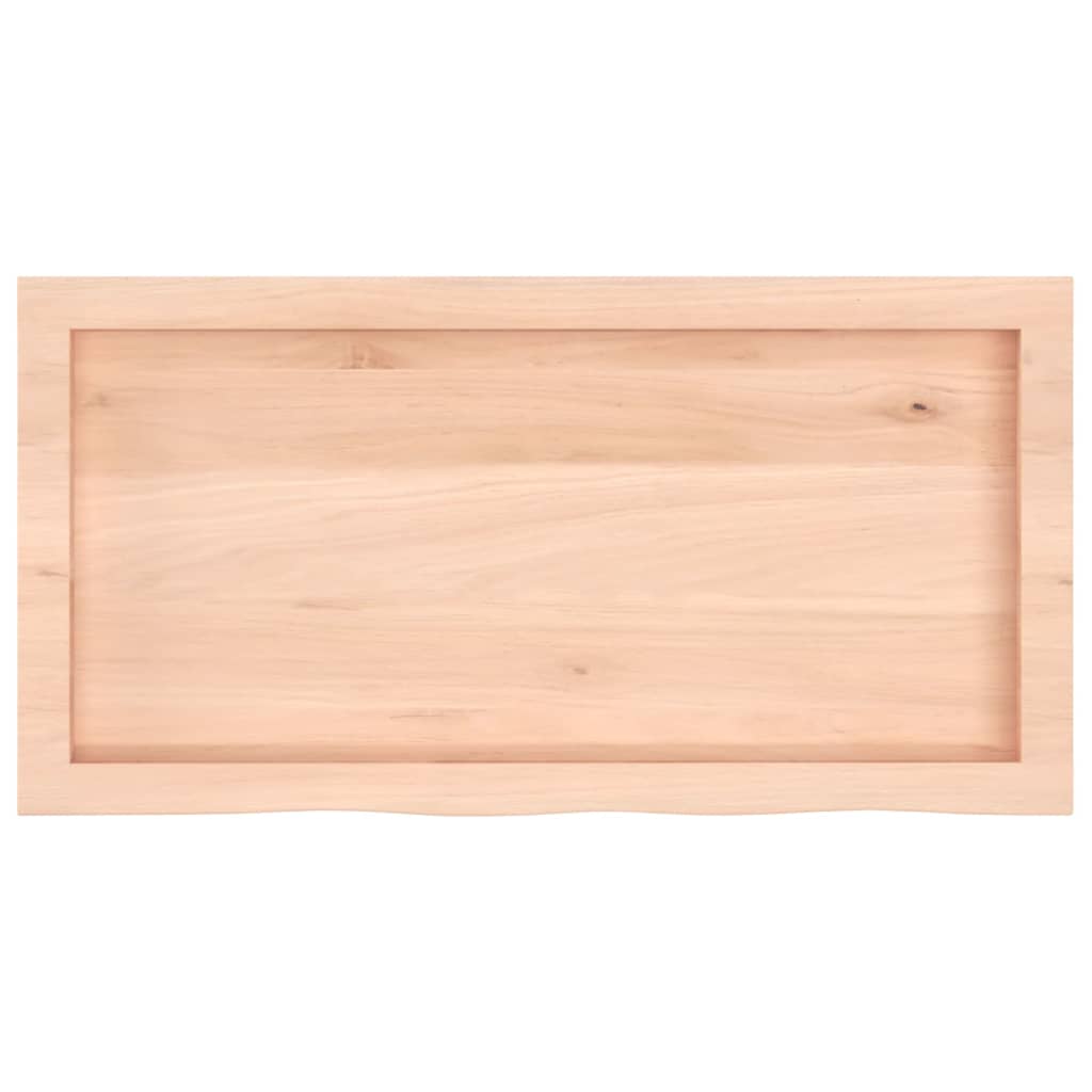 Bathroom Countertop 40x40x(2-6) Untreated Solid Wood Natural 80 cm