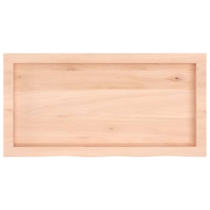 Bathroom Countertop 40x40x(2-6) Untreated Solid Wood Natural 80 cm