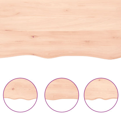 Bathroom Countertop 40x40x(2-6) Untreated Solid Wood Natural 80 cm
