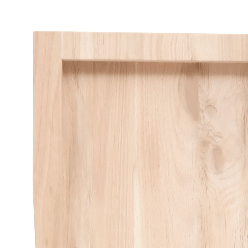 Bathroom Countertop 40x40x(2-6) Untreated Solid Wood Natural 80 cm