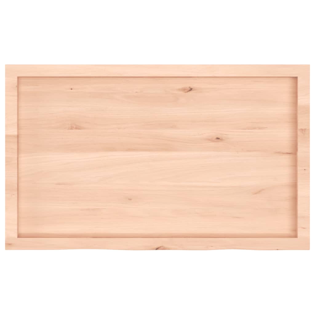 Bathroom Countertop 40x60x(2-4) Untreated Solid Wood Natural 100 cm