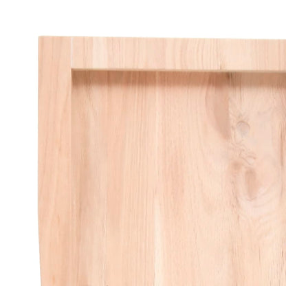 Bathroom Countertop 40x60x(2-4) Untreated Solid Wood Natural 100 cm