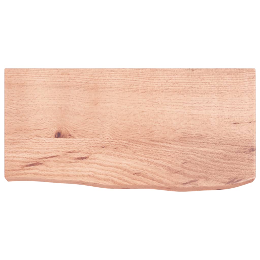 Bathroom Countertop 40x30x(2-6) Solid Wood Light Brown 60 cm