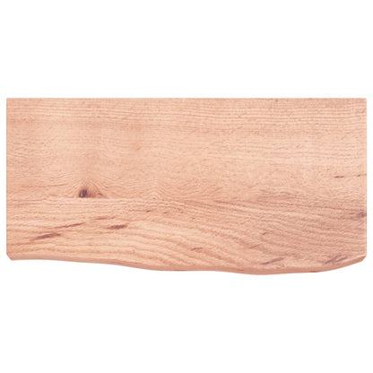 Bathroom Countertop 40x30x(2-6) Solid Wood Light Brown 60 cm