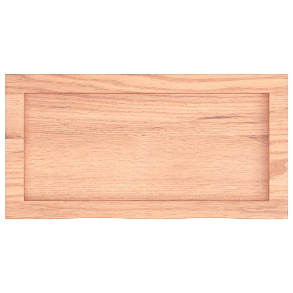 Bathroom Countertop 40x30x(2-6) Solid Wood Light Brown 60 cm