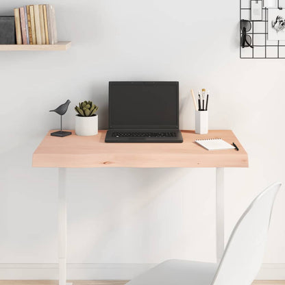 Table Top 60x40x(2-6) Untreated Solid Wood Oak Natural 80 cm