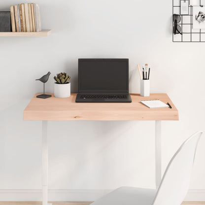 Table Top 60x50x(2-6) Untreated Solid Wood Oak Natural 80 cm