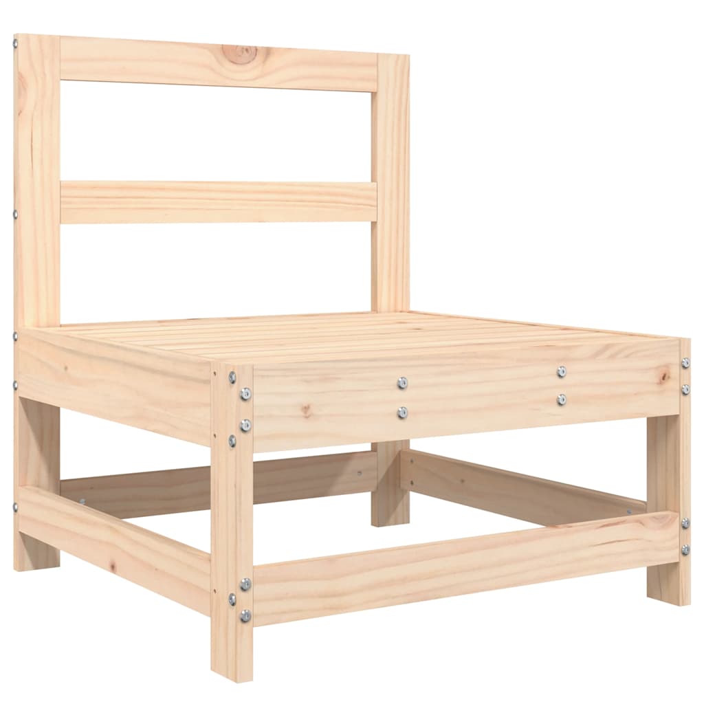 vidaXL 6 Piece Garden Lounge Set Solid Wood Pine 5