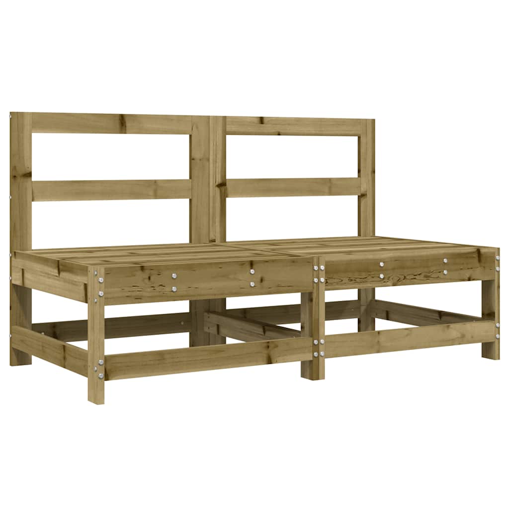 vidaXL 6 Piece Garden Lounge Set Impregnated Wood Pine 3