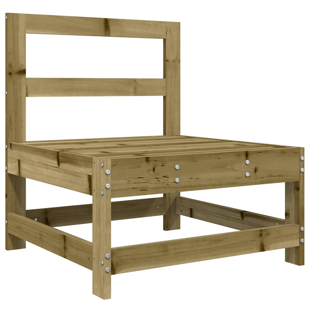 vidaXL 6 Piece Garden Lounge Set Impregnated Wood Pine 5