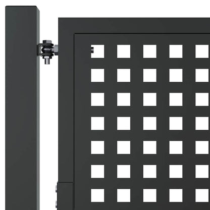 vidaXL Garden Gate Anthracite 100x175 cm Steel 5