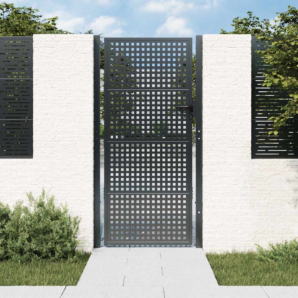 Garden Gate Anthracite Steel 100 cm 175 cm