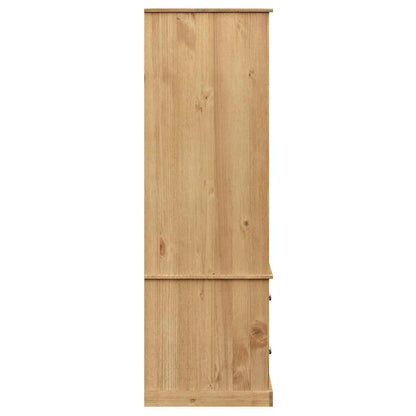 vidaXL Wardrobe "VIGO" 90x55x170 cm Solid Wood Pine 5